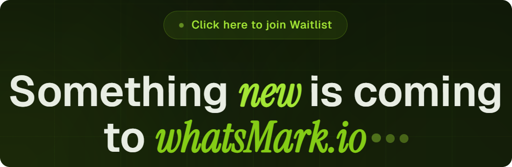 WhatsMark SaaS - WhatsApp Marketing & Automation SaaS Platform with Bots, Chats, Bulk Sender & AI
